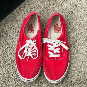 Red Vans